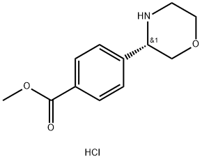 METHYL 4-[(3S)-MORPHOLIN-3-YL]BENZOATE HYDROCHLORIDE