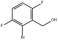 2-Bromo-3,6-difluorobenzyl alcohol Structural