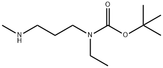 tert-Butyl ethyl(3-(methylamino)propyl)carbamate Structural