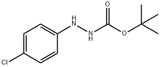 Hydrazinecarboxylic acid, 2-(4-chlorophenyl)-, 1,1-dimethylethyl ester Structural