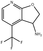Furo[2,3-b]pyridin-3-amine, 2,3-dihydro-4-(trifluoromethyl)- Structural