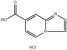 imidazo[1,2-a]pyridine-7-carboxylic acid hydrochloride Structural