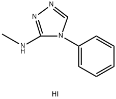 N-methyl-4-phenyl-4H-1,2,4-triazol-3-amine hydroiodide Structural