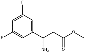 METHYL 3-AMINO-3-(3,5-DIFLUOROPHENYL)PROPANOATE Structural