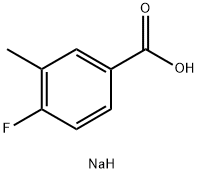 sodium 4-fluoro-3-methylbenzoate Structural