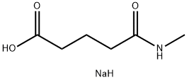 sodium 4-(methylcarbamoyl)butanoate Structural