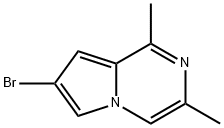 Pyrrolo[1,2-a]pyrazine, 7-bromo-1,3-dimethyl- Structural