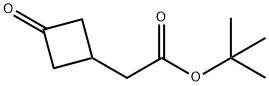tert-butyl 2-(3-oxocyclobutyl)acetate Structural