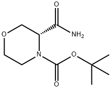 (R)-4-Boc-3-carbaMoylMorpholine Structural