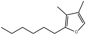 Furan, 2-hexyl-3,4-dimethyl- Structural