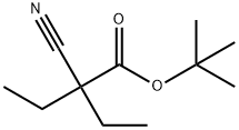 tert-butyl 2-cyano-2-ethylbutanoate Structural