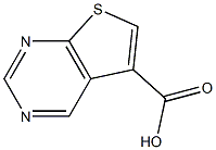 thieno[2,3-d]pyrimidine-5-carboxylic acid Structural