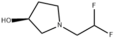 (3S)-1-(2,2-difluoroethyl)pyrrolidin-3-ol Structural