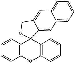 Spiro[naphtho[2,3-c]furan-1(3H),9'-[9H]xanthene] (9CI) Structural