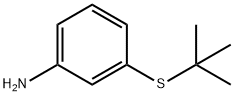 Benzenamine, 3-[(1,1-dimethylethyl)thio]- Structural