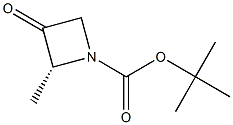 tert-butyl (2R)-2-methyl-3-oxoazetidine-1-carboxylate Structural