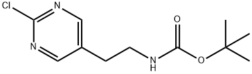 carbamic acid, n-[2-(5-pyrimidinyl, 2-chloro)ethyl]-, 1,1-dimethylethyl ester Structural