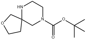 tert-butyl 2-oxa-6,9-diazaspiro[4.5]decane-9-carboxylate Structural
