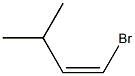 cis-1-bromo-3-methyl-1-butene Structural