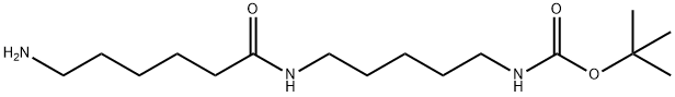 Carbamic acid, [5-[(6-amino-1-oxohexyl)amino]pentyl]-, 1,1-dimethylethyl ester (9CI) Structural