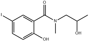 Benzamide, 2-hydroxy-N-(2-hydroxypropyl)-5-iodo-N-methyl- Structural
