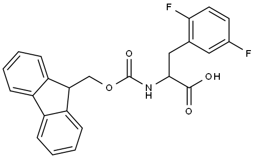 Phenylalanine, N-[(9H-fluoren-9-ylmethoxy)carbonyl]-2,5-difluoro- Structural