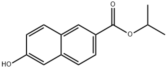isopropyl 6-hydroxy-2-naphthoate Structural