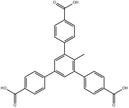 5'-(4-Carboxyphenyl)-2'-methyl[1,1':3',1''-terphenyl]-4,4''-dicarboxylicacid Structural