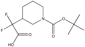 3-(Carboxy-difluoro-methyl)-piperidine-1-carboxylic acid tert-butyl ester