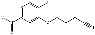 Butanenitrile, 4-(2-iodo-5-nitrophenoxy)- Structural