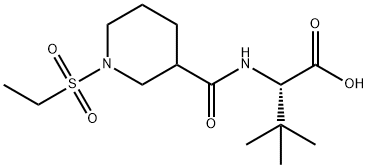 Valine, N-[[1-(ethylsulfonyl)-3-piperidinyl]carbonyl]-3-methyl- Structural