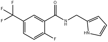 Benzamide, 2-fluoro-N-(1H-pyrrol-2-ylmethyl)-5-(trifluoromethyl)- Structural