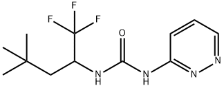 Urea, N-[3,3-dimethyl-1-(trifluoromethyl)butyl]-N'-3-pyridazinyl- Structural