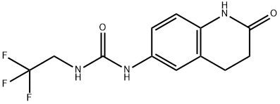 Urea, N-(1,2,3,4-tetrahydro-2-oxo-6-quinolinyl)-N'-(2,2,2-trifluoroethyl)- Structural