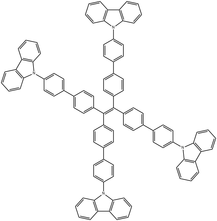 Tetraki[4-(9-carbazolyl)biphenyl]ethene