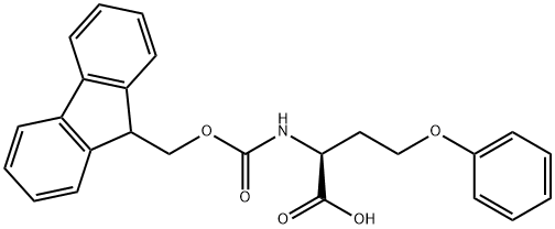 Fmoc-O-phenyl-L-homoserine Structural