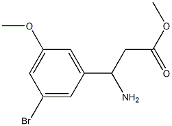 METHYL 3-AMINO-3-(3-BROMO-5-METHOXYLPHENYL)PROPANOATE