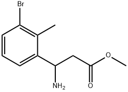 METHYL 3-AMINO-3-(3-BROMO-2-METHYLPHENYL)PROPANOATE