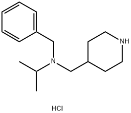benzyl(piperidin-4-ylmethyl)propan-2-ylamine Structural