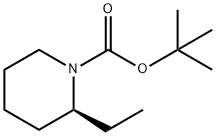 tert-Butyl (S)-2-ethylpiperidine-1-carboxylate Structural