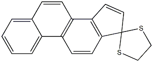 Spiro[17H-cyclopenta[a]phenanthrene-17,2'-[1,3]dithiolane] (8CI,9CI) Structural