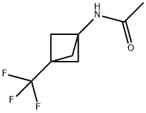 N-[3-(trifluoromethyl)bicyclo[1.1.1]pentan-1-yl]acetamide Structural