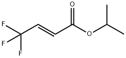 Isopropyl 4,4,4-trifluoromethylcrotonate Structural