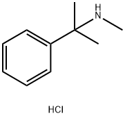 methyl(2-phenylpropan-2-yl)amine hydrochloride Structural