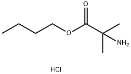 butyl 2-amino-2-methylpropanoate hydrochloride Structural