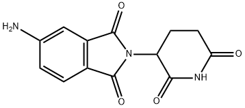 5-amino-2-(2,6-dioxopiperidin-3-yl)isoindoline-1,3-dione Structural