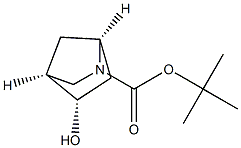 tert-butyl (1S,4S,5S)-5-hydroxy-2-azabicyclo[2.2.1]heptane-2-carboxylate Structural