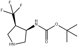 tert-butyl ((3R,4R)-4-(trifluoromethyl)pyrrolidin-3-yl)carbamate