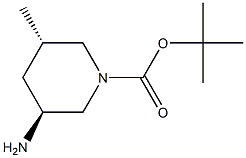 tert-butyl (3S,5S)-3-amino-5-methylpiperidine-1-carboxylate Structural