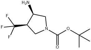 tert-butyl (3R,4R)-3-amino-4-(trifluoromethyl)pyrrolidine-1-carboxylate
